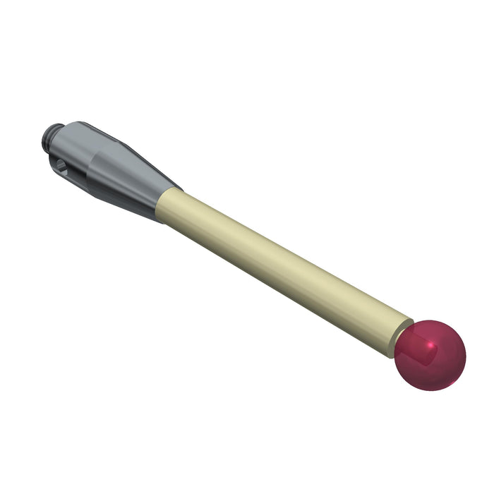 SM4 060 050 RCE - Straight M4 Stylus, 6mm Ruby Ball, 50mm Ceramic Stem, 34mm EWL