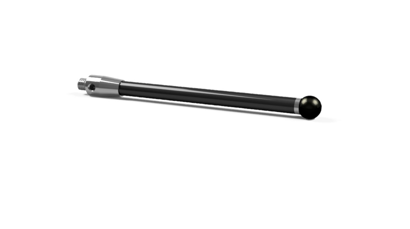 SM3 X80 100 SCF - Straight M3 XXT CMM Stylus, 8mm Silicon Nitride Ball, 100mm Carbon Fiber Stem, 100mm EWL