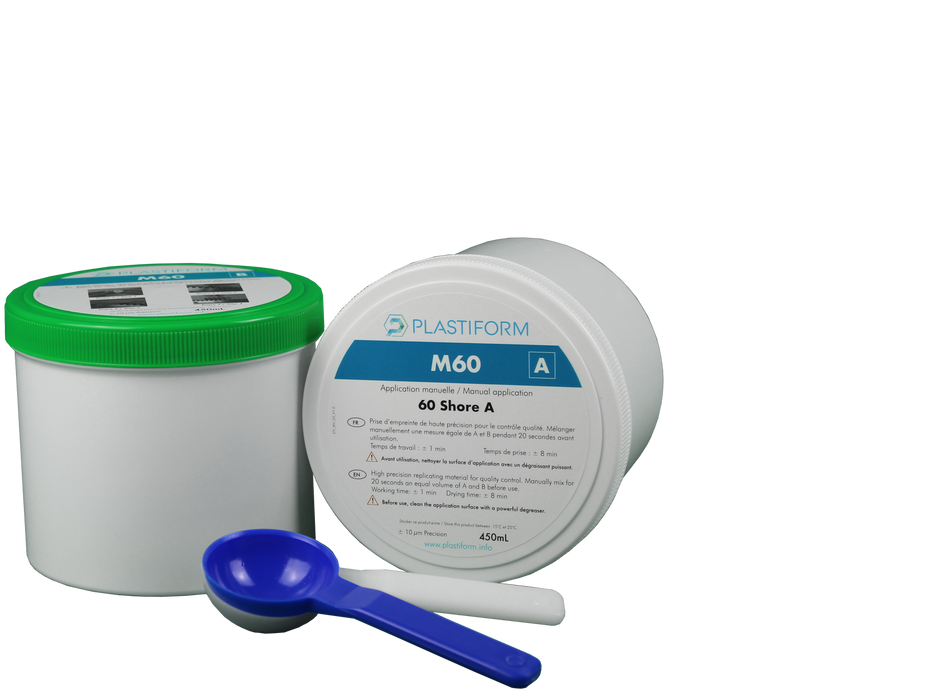 MT-002 - M60 - Set of 2x 450 ml Pots (A+B = 900 ml)