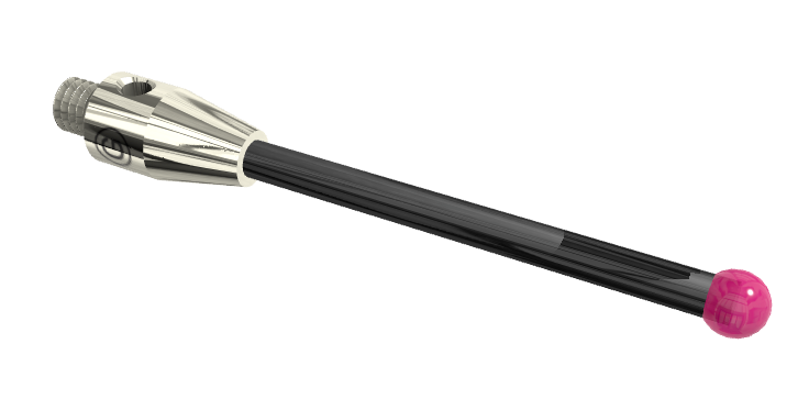 SM3 X30 033 RCF - Straight M3 XXT CMM Stylus, 3mm Ruby Ball, 33mm Carbon Fiber Stem, 24mm EWL