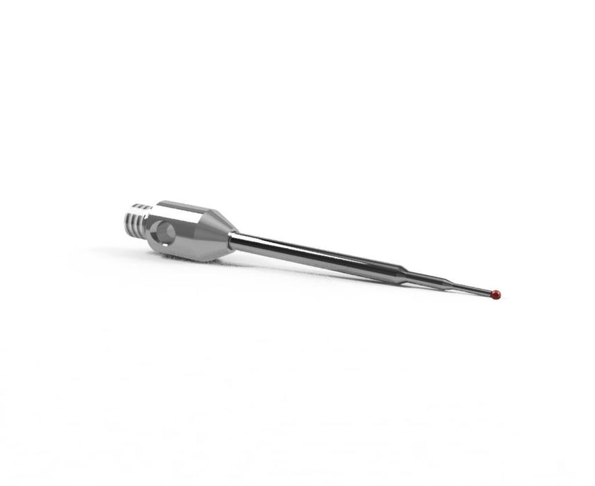 Stepped Micro M2 CMM Stylus, 0.5mm Ruby Ball, 15mm Carbide Stem, 10mm ...